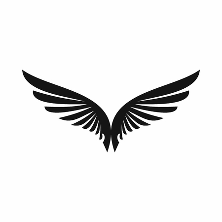 Wing icon in simple style isolated vector illustrationのイラスト素材
