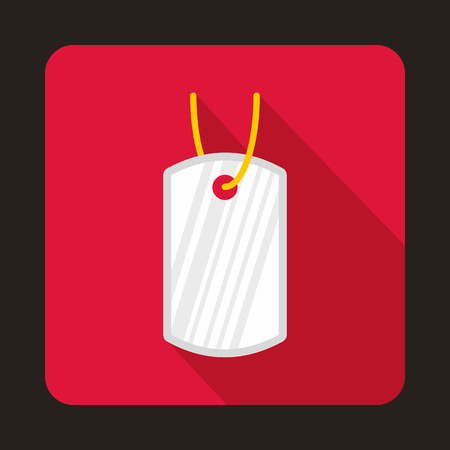 Army badge icon in flat style with long shadowのイラスト素材