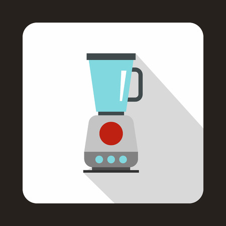 Blender icon in flat style with long shadow. Home appliances symbolのイラスト素材