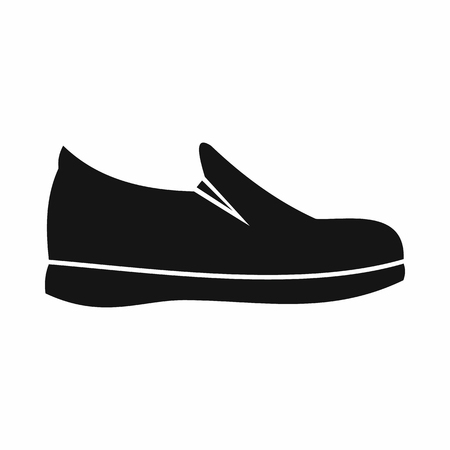 Shoes icon in simple style isolated on white background. Wear symbolのイラスト素材
