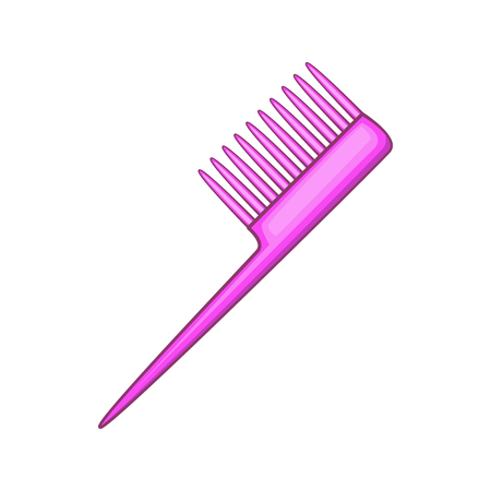 Comb icon in cartoon style isolated on white background. Accessory symbolのイラスト素材