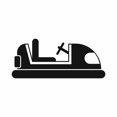 Toy car icon in simple style isolated on white background vector illustrationのイラスト素材