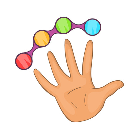 Color buttons icon. Cartoon illustration of buttons vector icon for web designのイラスト素材
