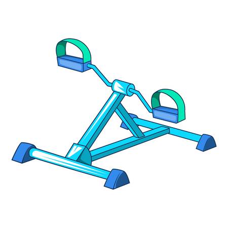 Gym equipment icon. Cartoon illustration of gym equipment vector icon for web.のイラスト素材