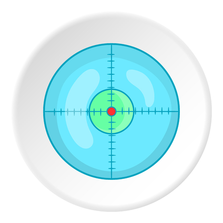 Sight icon. Cartoon illustration of sight vector icon for webのイラスト素材