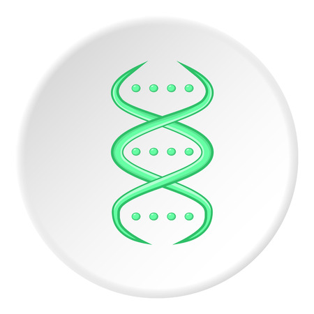 DNA icon. Cartoon illustration of DNA vector icon for webのイラスト素材