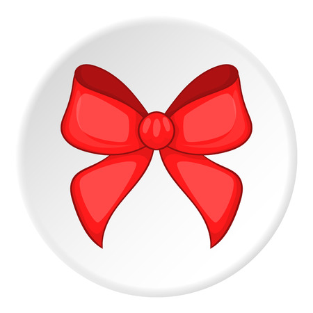 Red bow icon. illustration of red bow vector icon for webのイラスト素材