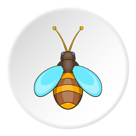 Bee icon. artoon illustration of bee vector icon for webのイラスト素材