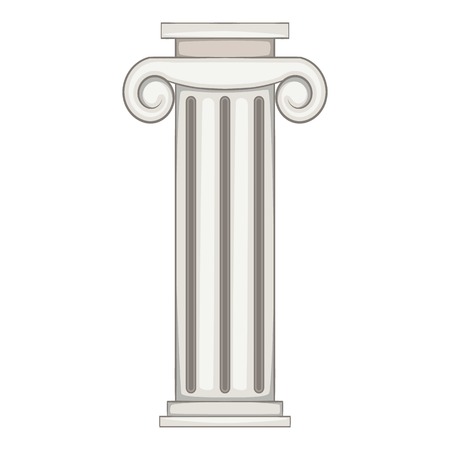 Column icon. Cartoon illustration of column vector icon for webのイラスト素材