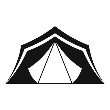 Tent icon. Simple illustration of tent vector icon for webのイラスト素材