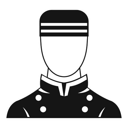 Doorman icon. Simple illustration of doorman vector icon for webのイラスト素材