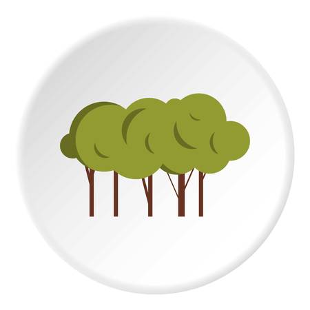 Lot of trees icon. Flat illustration of lot of trees vector icon for webのイラスト素材