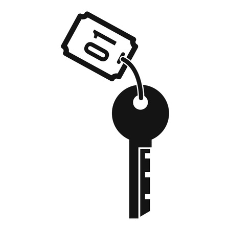 Hotel key icon. Simple illustration of hotel key vector icon for webのイラスト素材