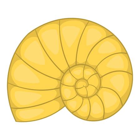 Shell icon. Cartoon illustration of shell vector icon for webのイラスト素材