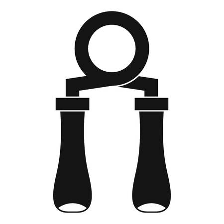 Hand grip trainer icon. Simple illustration of hand grip trainer vector icon for webのイラスト素材