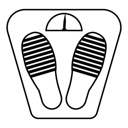 Scale icon. Outline illustration of scale vector icon for webのイラスト素材