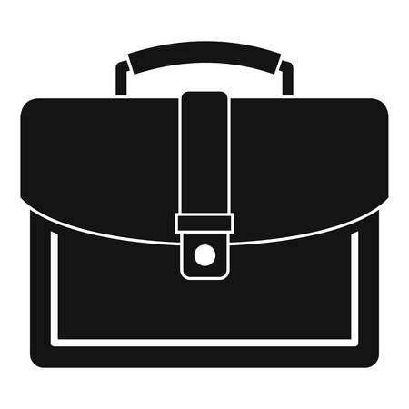 Business briefcase icon. Simple illustration of business briefcase vector icon for webのイラスト素材