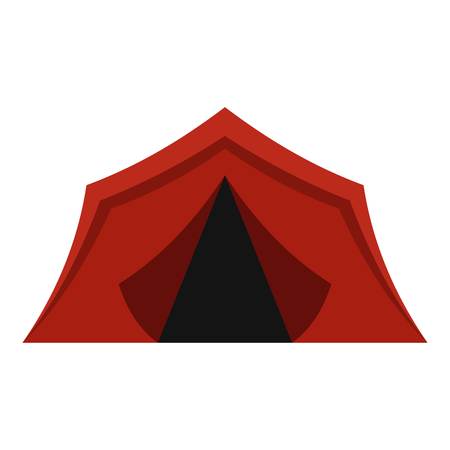 Camping tents icon. Flat illustration of tent vector icon for web designのイラスト素材