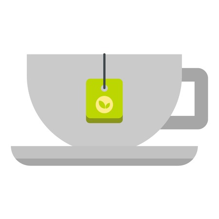 Coffee cup icon. Flat illustration of coffee cup vector icon for web designのイラスト素材