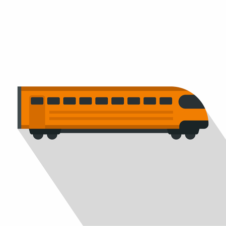 Train icon. Flat illustration of train vector icon for web designのイラスト素材