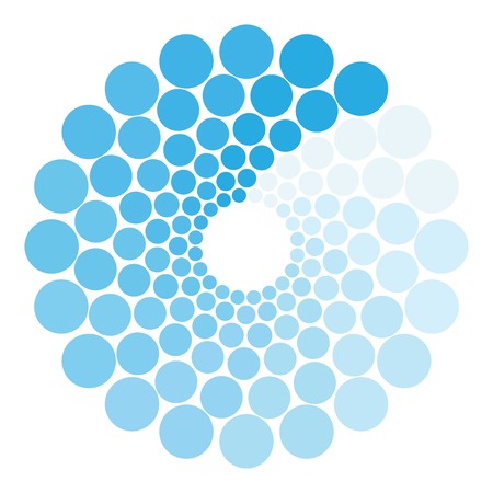 Loading process circular icon. Cartoon illustration of loading process circular vector icon for webのイラスト素材