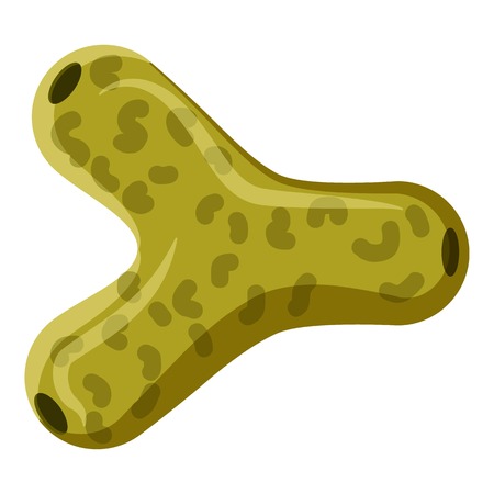 Bacteria or virus icon. Isometric 3d illustration of bacteria or virus vector icon for webのイラスト素材