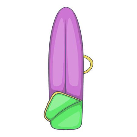 Surfboard case icon. Cartoon illustration of surfboard case vector icon for web designのイラスト素材