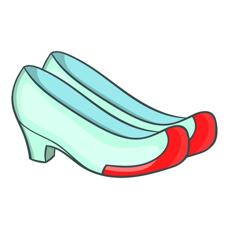 Korean traditional shoes icon. Cartoon illustration of shoes vector icon for web designのイラスト素材