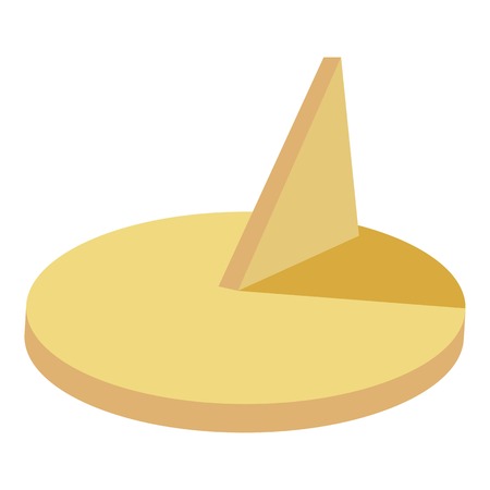 Sundial icon. Cartoon illustration of sundial vector icon for webのイラスト素材