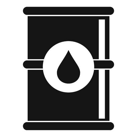 Barrel of oil icon. Simple illustration of barrel of oil vector icon for webのイラスト素材