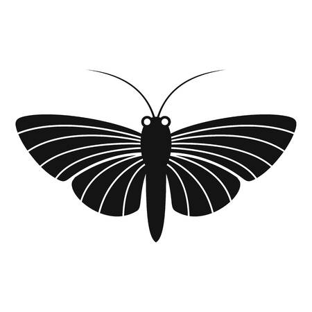 Butterfly with small wings icon. Simple illustration of butterfly with small wings vector icon for webのイラスト素材