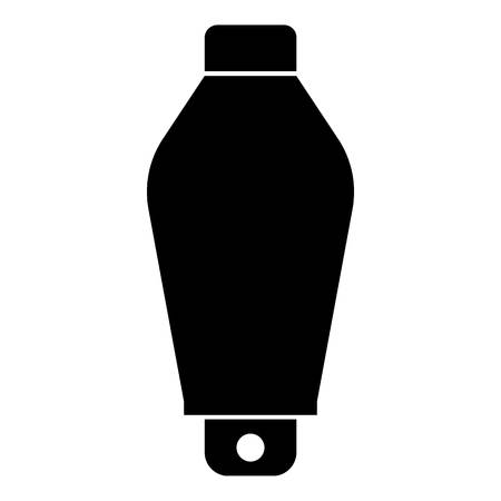 Bottle of clay icon. Simple illustration of bottle of clay vector icon for webのイラスト素材