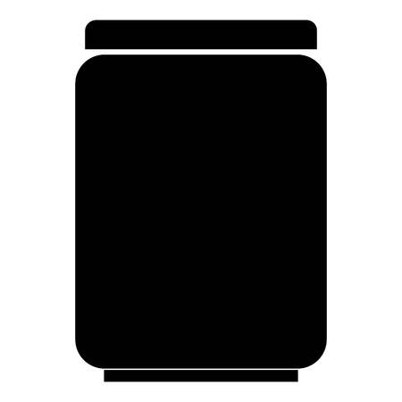 Jar of pills icon. Simple illustration of jar of pills vector icon for webのイラスト素材