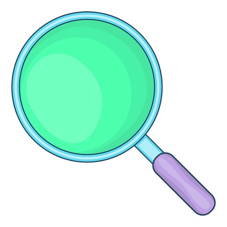 Magnifying glass icon. Cartoon illustration of vector icon for web designのイラスト素材