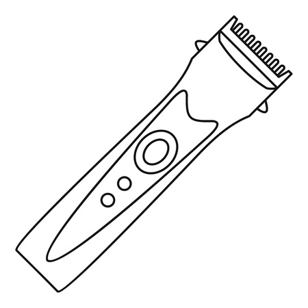 Clipper icon. Outline illustration of clipper vector icon for webのイラスト素材