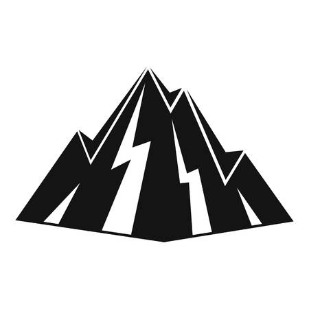 Rock icon. Simple illustration of rock vector icon for webのイラスト素材