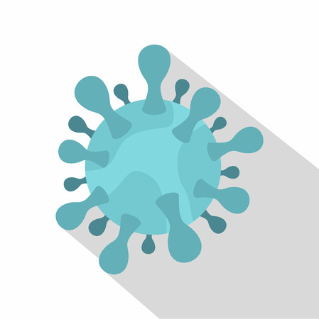 AIDS virus icon. Flat illustration of aids virus vector icon for webのイラスト素材