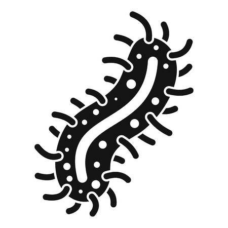 Cell of dangerous virus icon. Simple illustration of cell of dangerous virus vector icon for webのイラスト素材