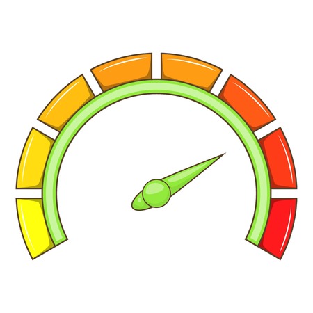 Sport car speedometer icon. Cartoon illustration of speedometer vector icon for web designのイラスト素材