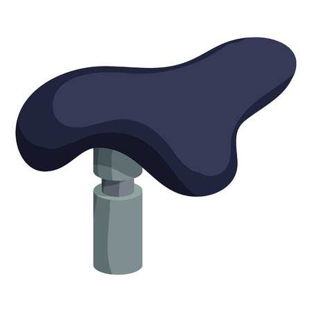 Bicycle saddle icon. Isometric illustration of bicycle saddle vector icon for web designのイラスト素材