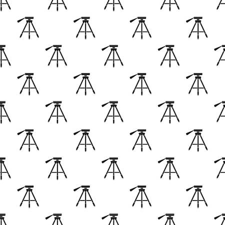 Tripod pattern. Simple illustration of tripod vector pattern for webのイラスト素材