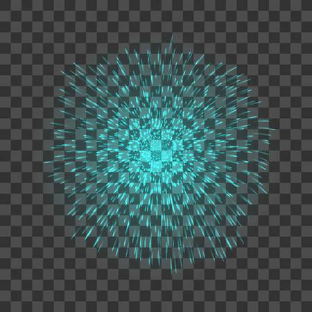 Festive firework rockets icon. Realistic illustration of firework vector icon for web designのイラスト素材