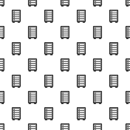 Security safe locker pattern. Simple illustration of security safe locker vector pattern for webのイラスト素材