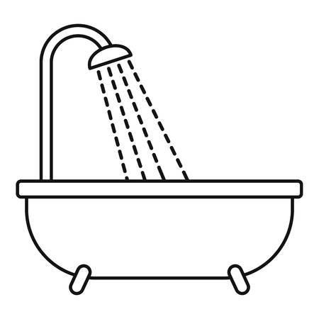 Shower icon. Outline illustration of shower vector icon for web designのイラスト素材