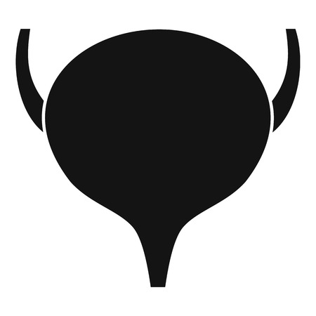 Bladder icon. Simple illustration of bladder vector icon for webのイラスト素材