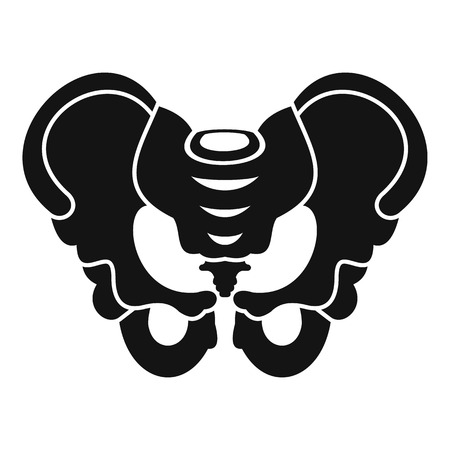 Pelvis icon. Simple illustration of pelvis vector icon for webのイラスト素材