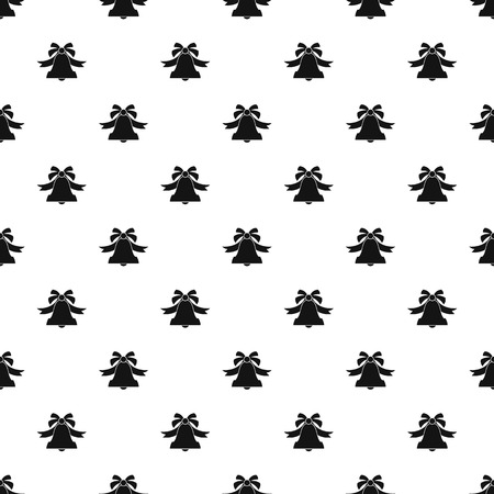 Bell pattern. Simple illustration of bell vector pattern for webのイラスト素材