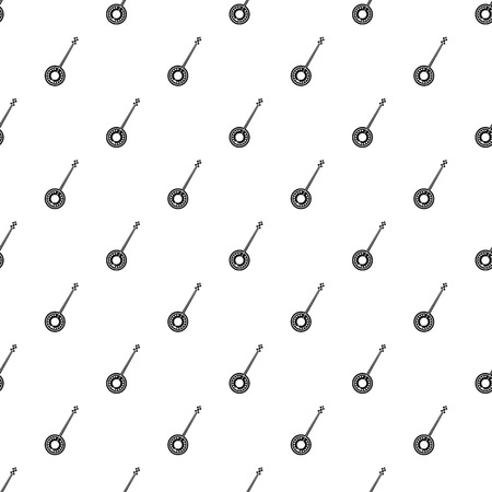Banjo pattern. Simple illustration of banjo pattern for webのイラスト素材
