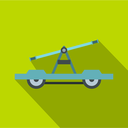 Draisine or handcar icon. Flat illustration of handcar vector icon for web designのイラスト素材
