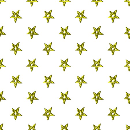 Star crossed pattern. Cartoon illustration of star crossed vector pattern for webのイラスト素材